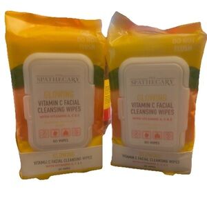 Glowing Vitamin C Facial Cleansing Wipes - Yellow